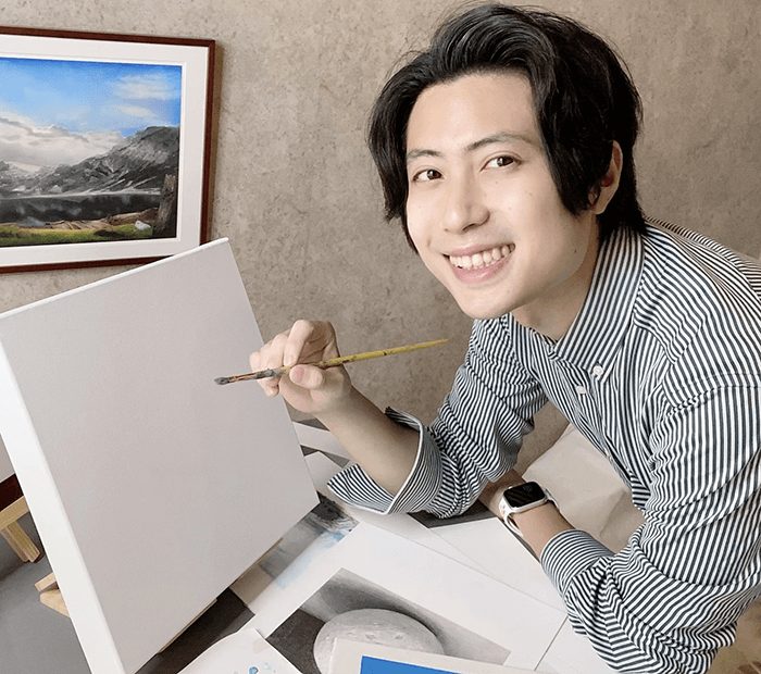 株式会社ナレッジアーツ代表取締役・画家の岡部遼太郎